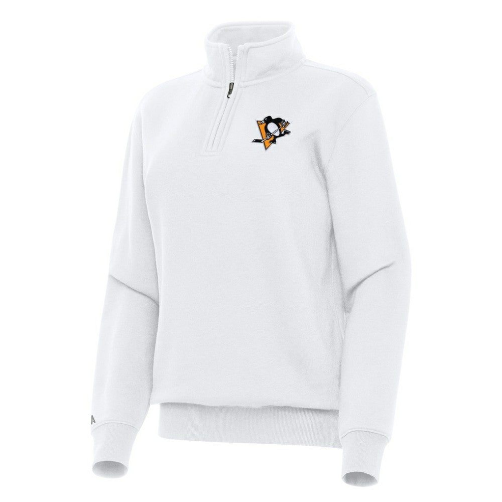 Pittsburgh Penguins Antigua Women's Victory Quarter-Zip Sweatshirt Online