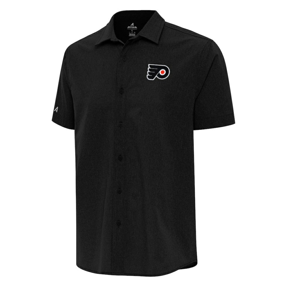 Philadelphia Flyers Antigua Activate Woven Short Sleeve Button-Up Shirt Online