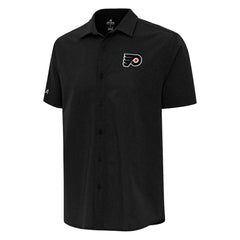 Philadelphia Flyers Antigua Activate Woven Short Sleeve Button-Up Shirt Online