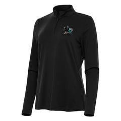 San Jose Sharks Antigua Women's Reprocess Quarter-Zip Top For Sale