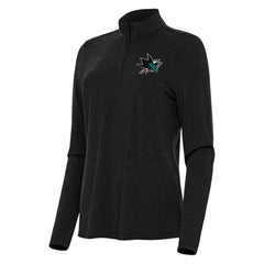San Jose Sharks Antigua Women's Bright Quarter-Zip Top Sale