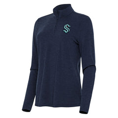 Seattle Kraken Antigua Women's Bright Quarter-Zip Top On Sale