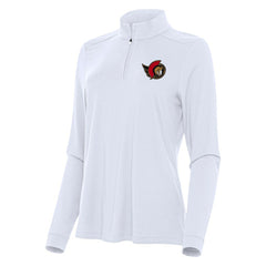 Ottawa Senators Antigua Women's Intent Quarter-Zip Top For Sale