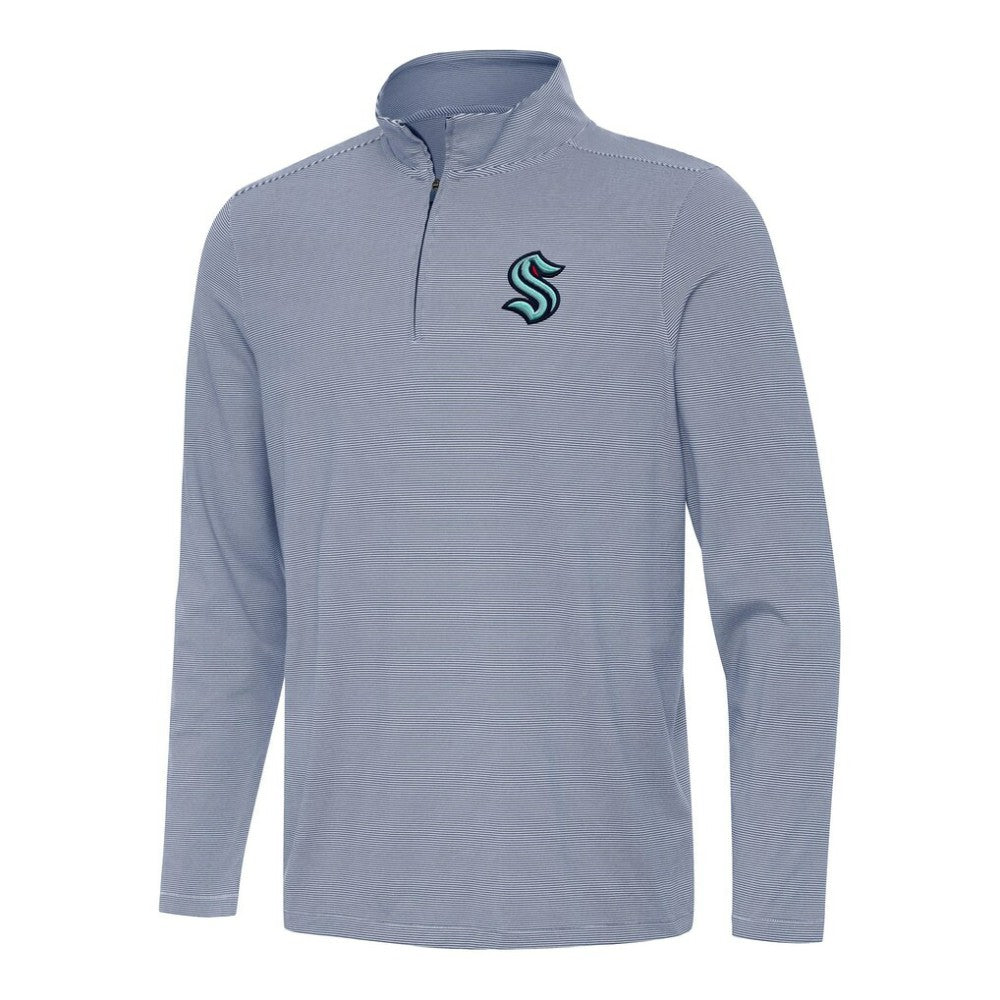 Seattle Kraken Antigua Twine Quarter-Zip Top Online