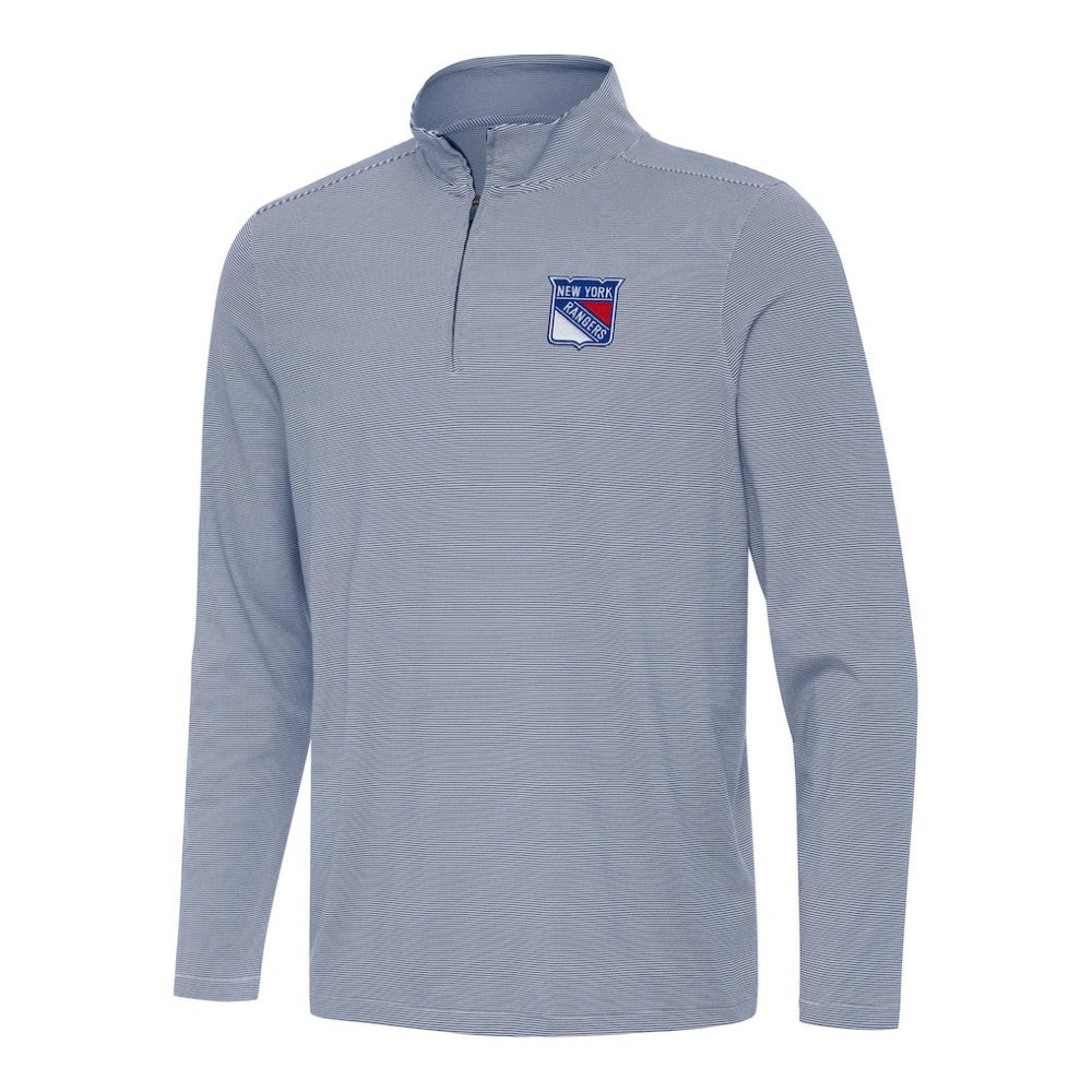New York Rangers Antigua Twine Quarter-Zip Top Online