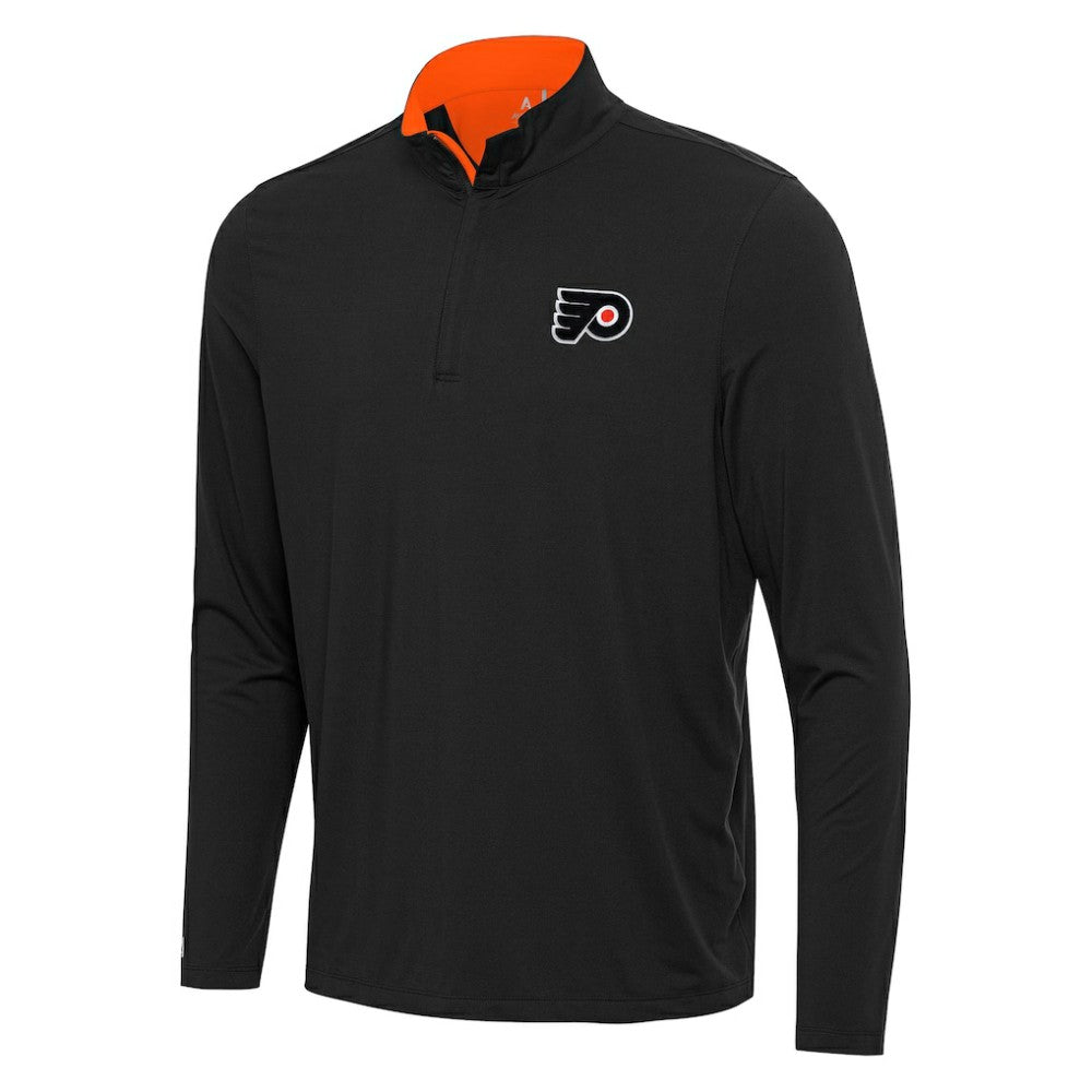 Philadelphia Flyers Antigua Content Quarter-Zip Pullover Top Online