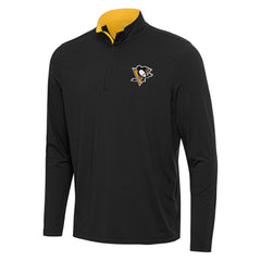 Pittsburgh Penguins Antigua Content Quarter-Zip Pullover Top Online