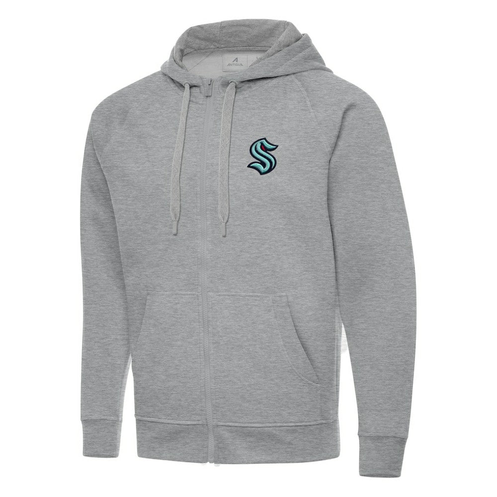 Seattle Kraken Antigua Big & Tall Victory Full-Zip Hoodie On Sale