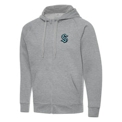 Seattle Kraken Antigua Big & Tall Victory Full-Zip Hoodie On Sale