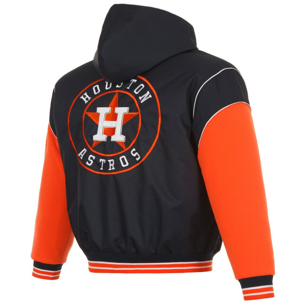 Houston Astros JH Design Youth Reversible Fleece Full-Snap Hoodie Jacket | MLB US