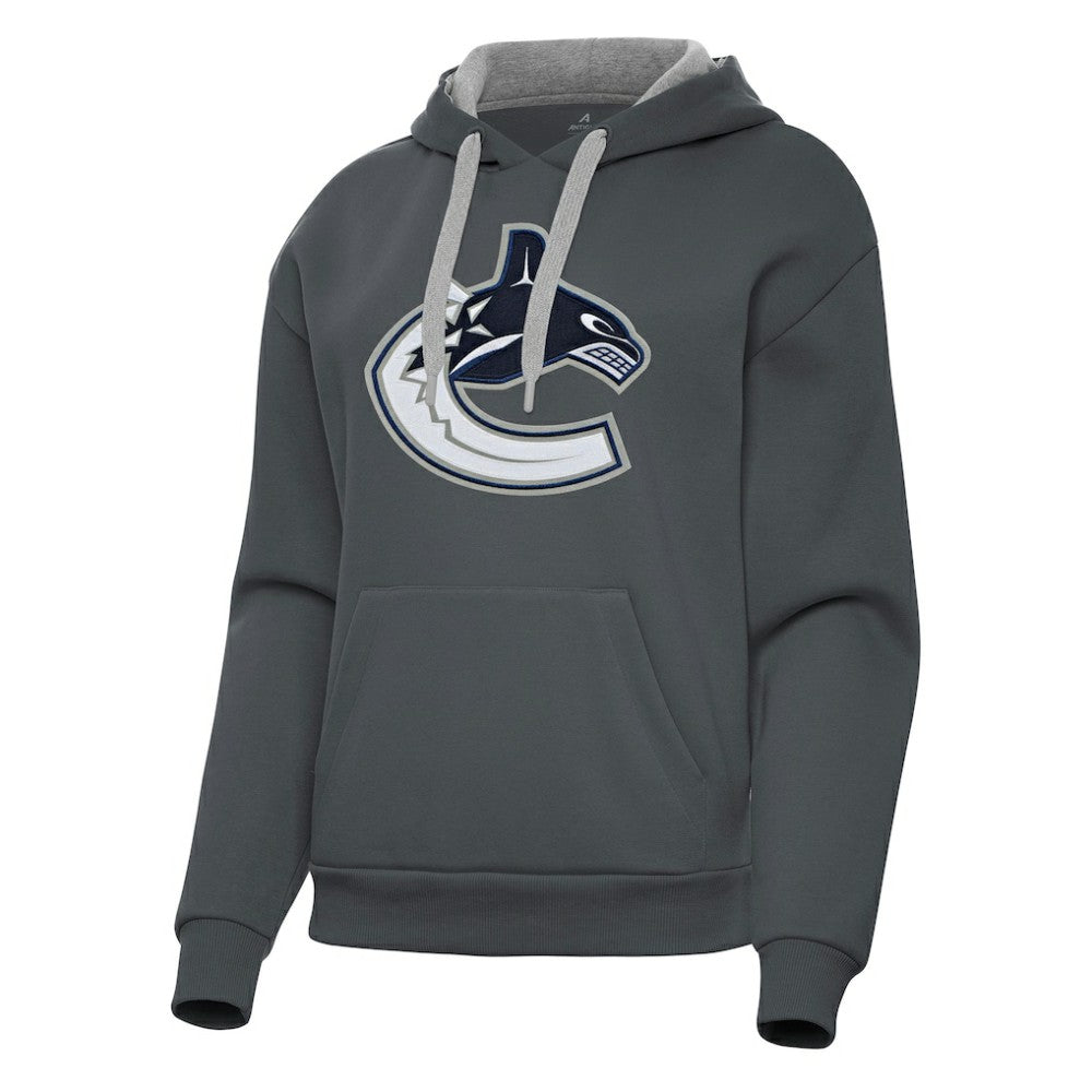 Vancouver Canucks Antigua Women's Victory Pullover Hoodie Online