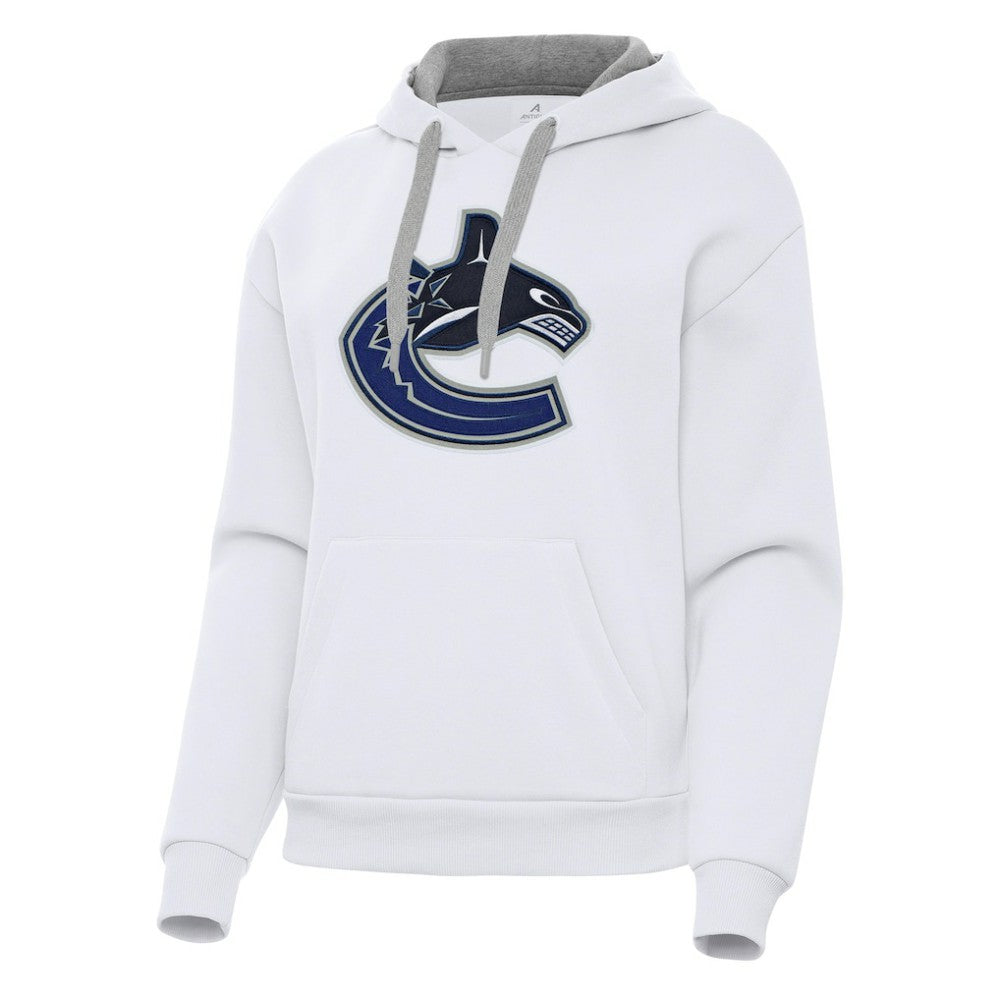 Vancouver Canucks Antigua Women's Victory Pullover Hoodie Online