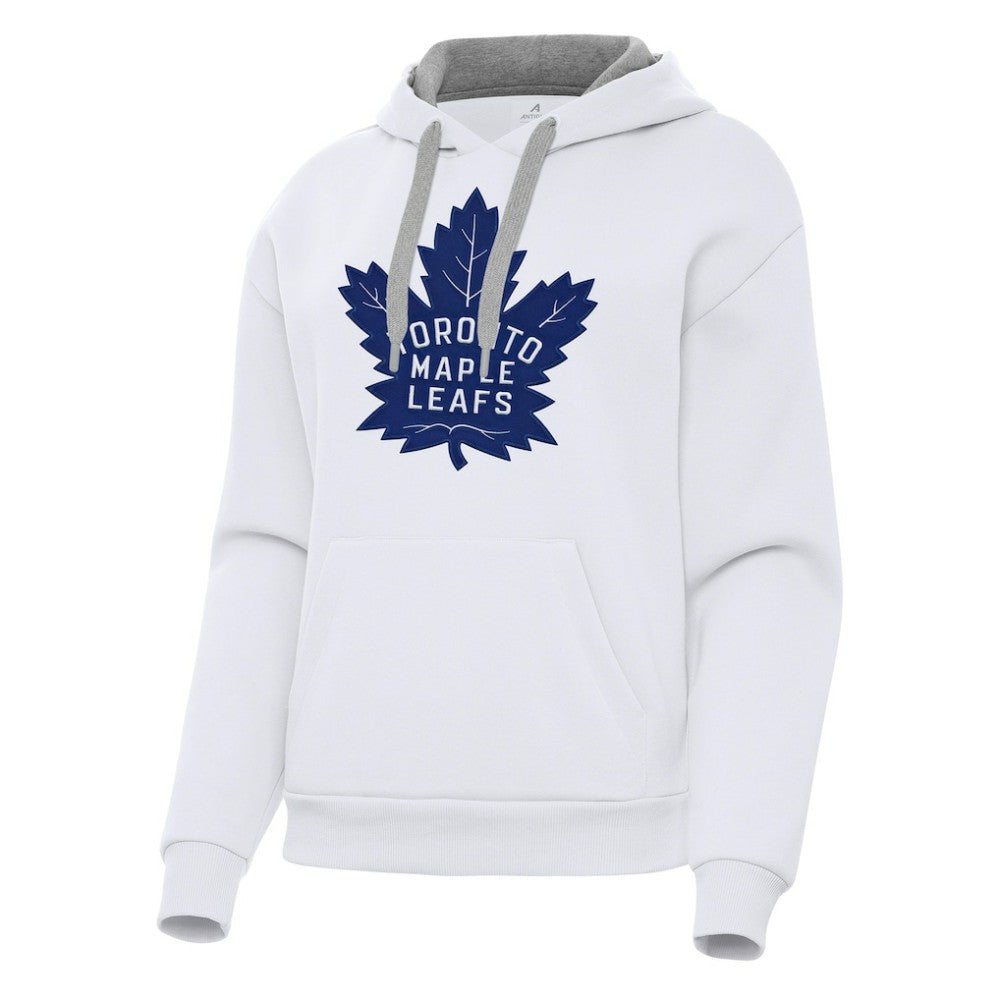 Toronto Maple Leafs Antigua Women's Victory Pullover Hoodie On Sale