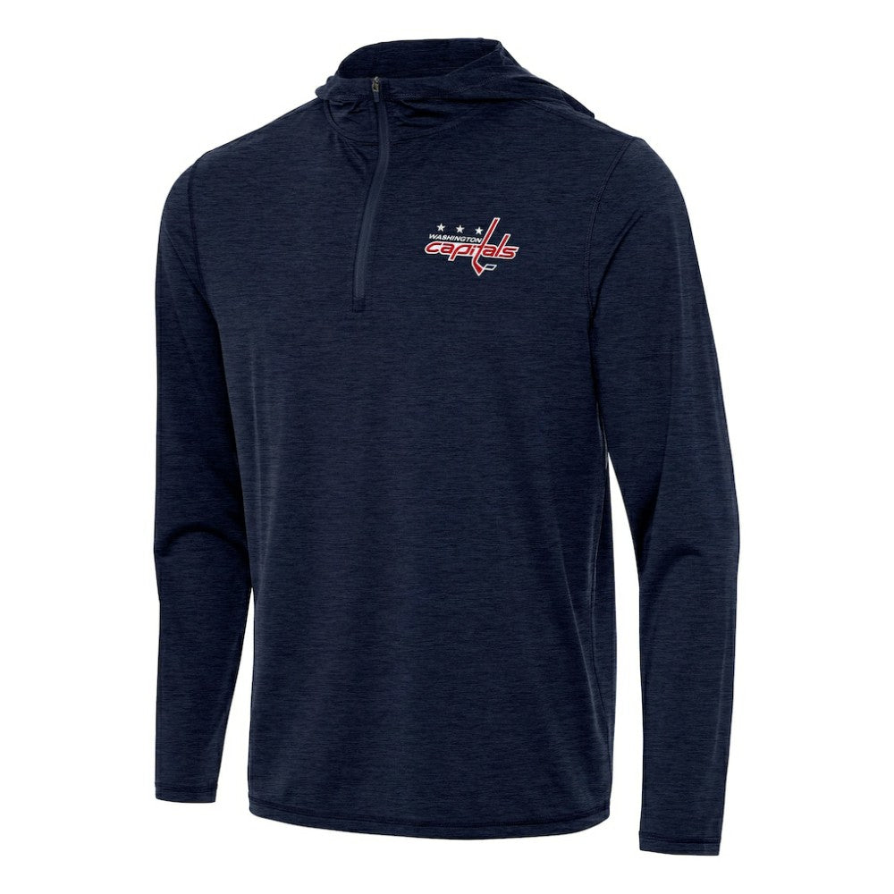 Washington Capitals Antigua Tidy Quarter-Zip Hoodie On Sale