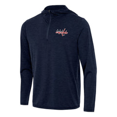 Washington Capitals Antigua Tidy Quarter-Zip Hoodie On Sale