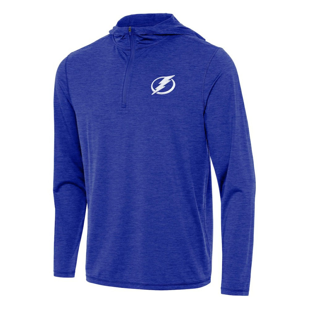 Tampa Bay Lightning Antigua Tidy Quarter-Zip Hoodie Outlet