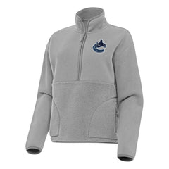 Vancouver Canucks Antigua Women's Figure Half-Zip Pullover Sweatshirt Sale
