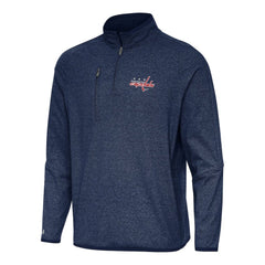 Washington Capitals Antigua Certain Quarter-Zip Tri-Blend Sweatshirt Outlet