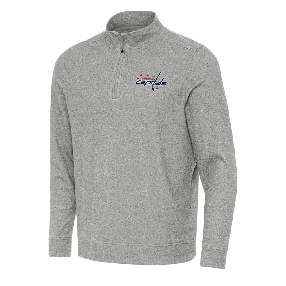 Washington Capitals Antigua Subtle Quarter-Zip Sweatshirt For Sale