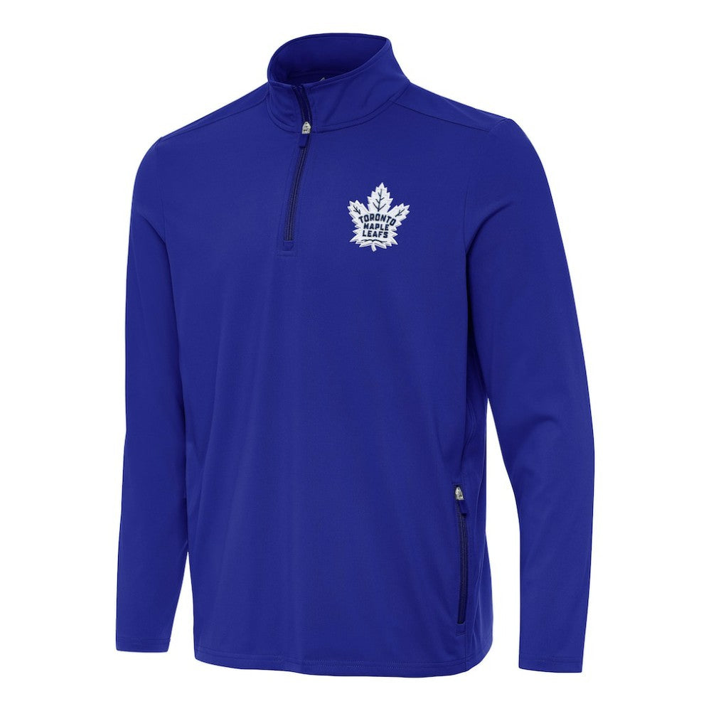 Toronto Maple Leafs Antigua Perilous Quarter-Zip Sweatshirt For Sale