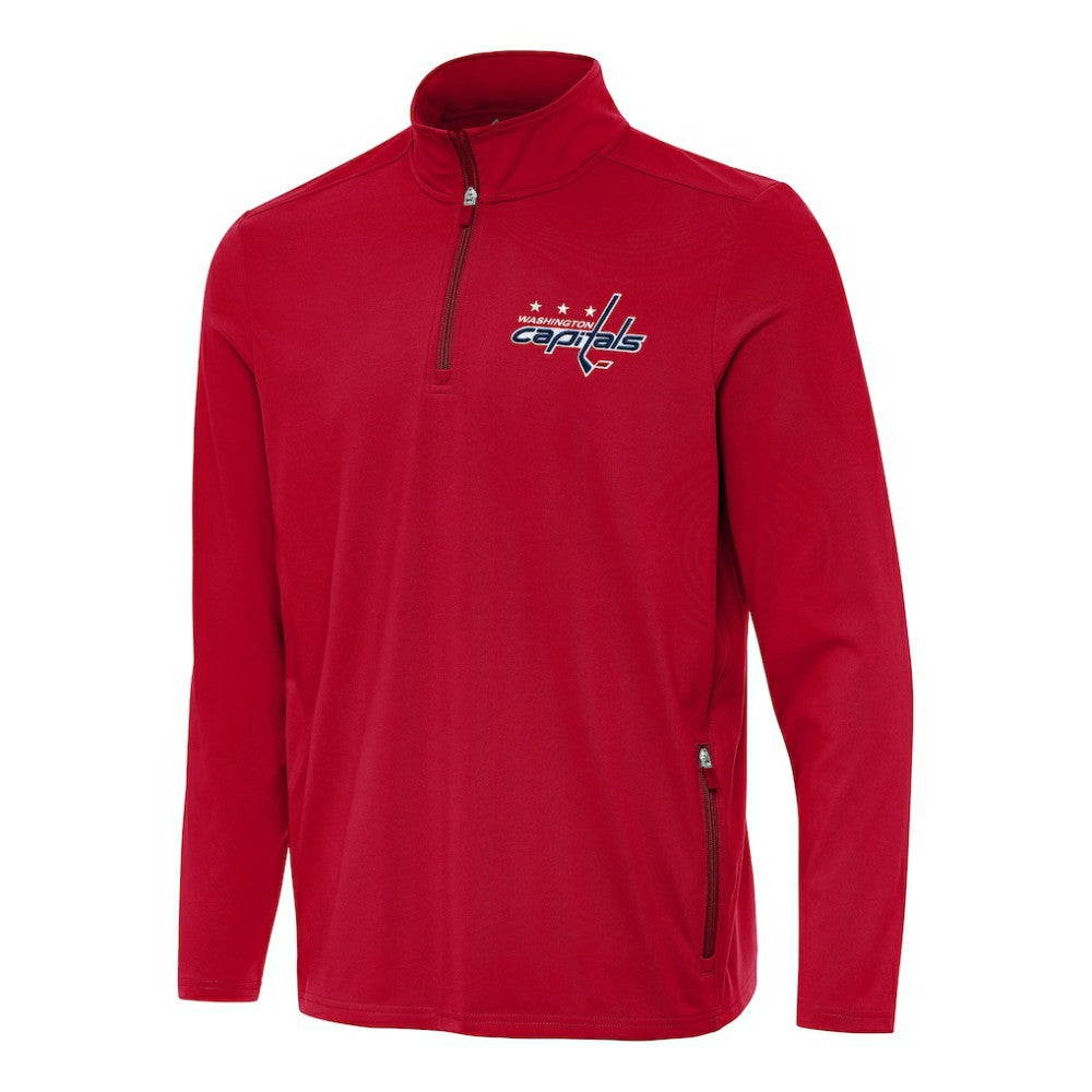 Washington Capitals Antigua Perilous Quarter-Zip Sweatshirt Sale