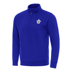 Toronto Maple Leafs Antigua Victory Quarter-Zip Mock Sweatshirt On Sale
