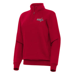 Washington Capitals Antigua Women's Victory Quarter-Zip Sweatshirt Discount