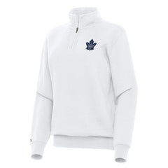 Toronto Maple Leafs Antigua Women's Victory Quarter-Zip Sweatshirt Discount