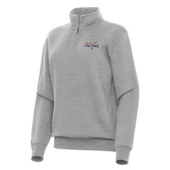 Washington Capitals Antigua Women's Victory Quarter-Zip Sweatshirt Sale