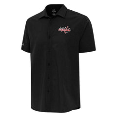 Washington Capitals Antigua Activate Woven Short Sleeve Button-Up Shirt Discount