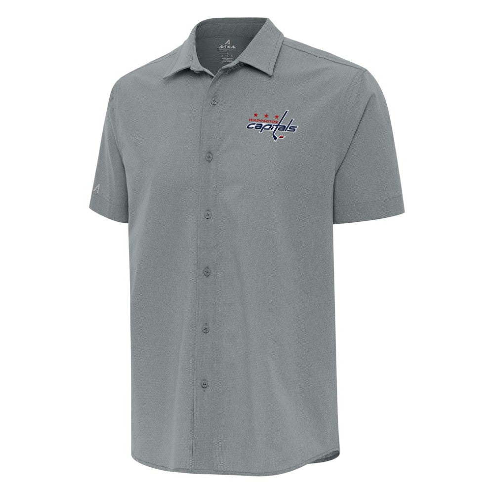 Washington Capitals Antigua Activate Woven Short Sleeve Button-Up Shirt Online