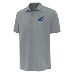 Tampa Bay Lightning Antigua Activate Woven Short Sleeve Button-Up Shirt Discount