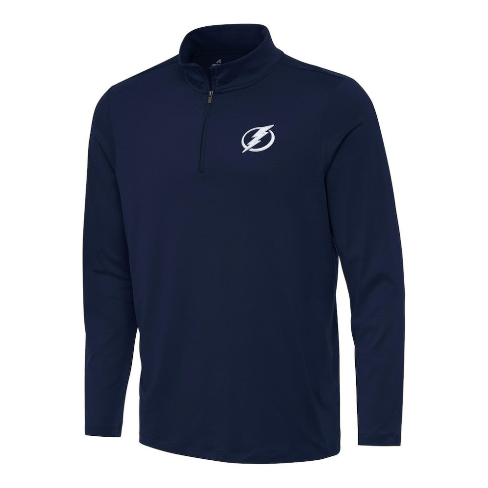 Tampa Bay Lightning Antigua Reprocess Quarter-Zip Top Discount