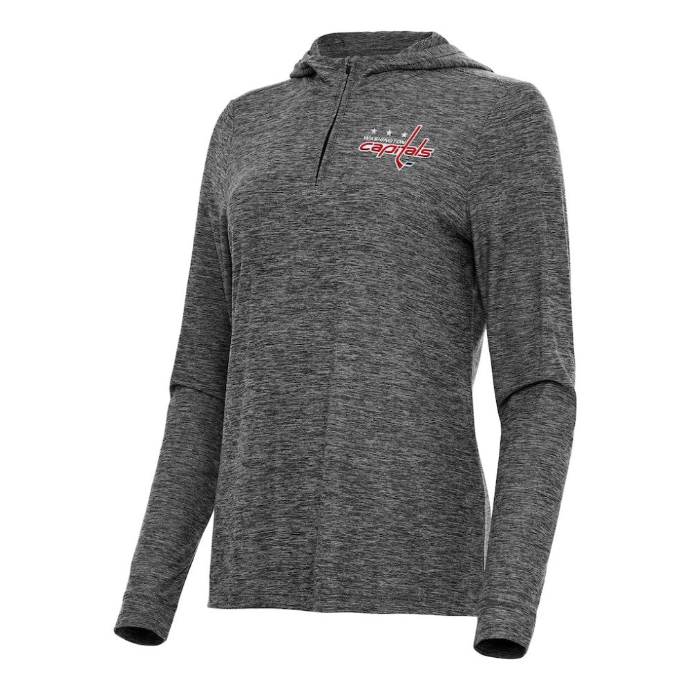 Washington Capitals Antigua Women's Daybreak Quarter-Zip Hoodie Sale