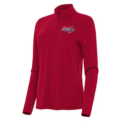 Washington Capitals Antigua Women's Bright Quarter-Zip Top Online