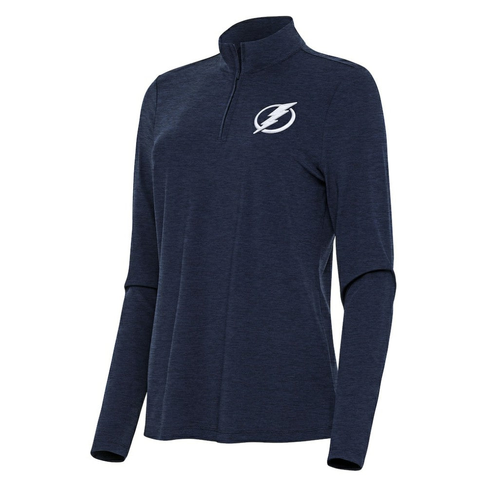 Tampa Bay Lightning Antigua Women's Bright Quarter-Zip Top Outlet