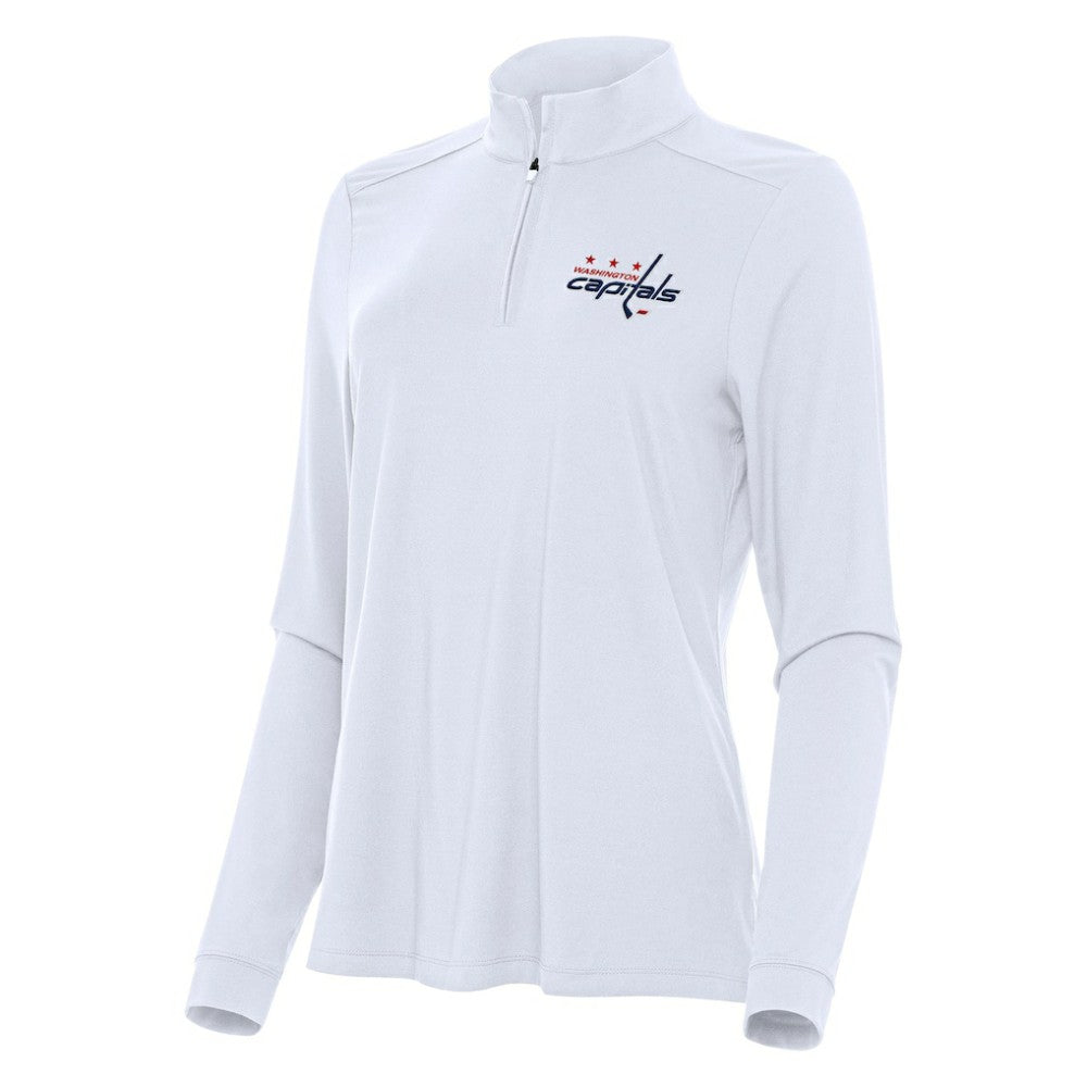 Washington Capitals Antigua Women's Intent Quarter-Zip Top On Sale