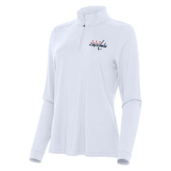 Washington Capitals Antigua Women's Intent Quarter-Zip Top On Sale