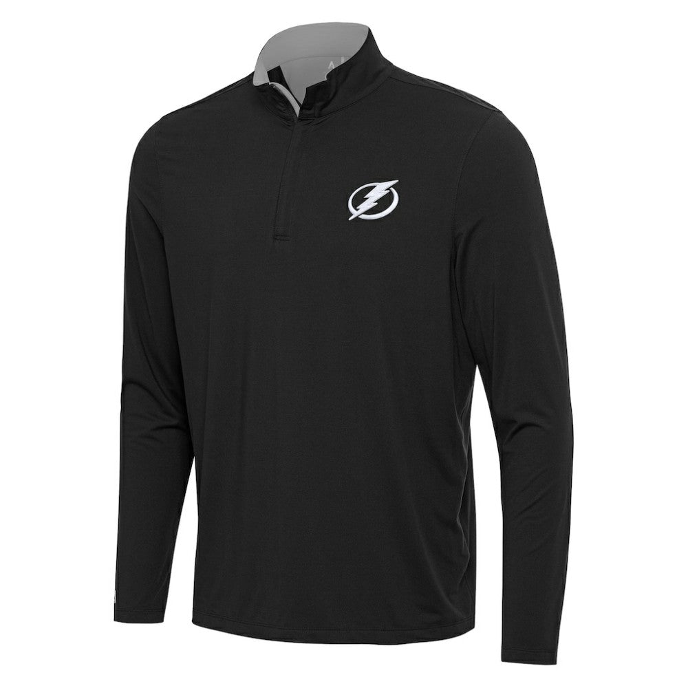 Tampa Bay Lightning Antigua Content Quarter-Zip Pullover Top Online