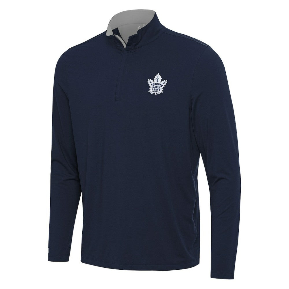 Toronto Maple Leafs Antigua Content Quarter-Zip Pullover Top On Sale