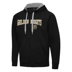 Vegas Golden Knights Antigua Big & Tall Victory Full-Zip Hoodie Outlet