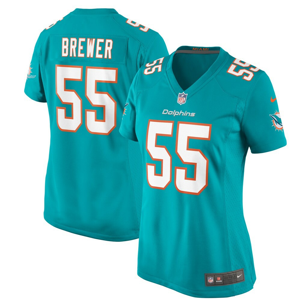 Miami Dolphins Nike Aaron Brewer  Women's Game Jersey