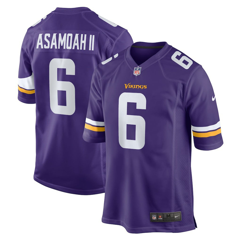 Minnesota Vikings Nike Brian Asamoah II  Game Jersey