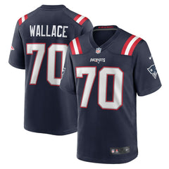 New England Patriots Nike Caedan Wallace  Game Jersey