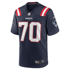 New England Patriots Nike Caedan Wallace  Game Jersey