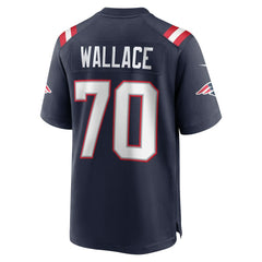 New England Patriots Nike Caedan Wallace  Game Jersey