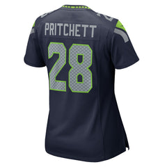 Seattle Seahawks Nike Nehemiah Pritchett  Women's Team Game Jersey