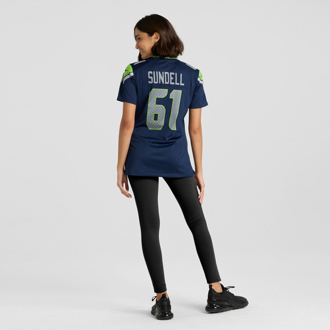 Seattle Seahawks Nike Jalen Sundell  Women's Team Game Jersey