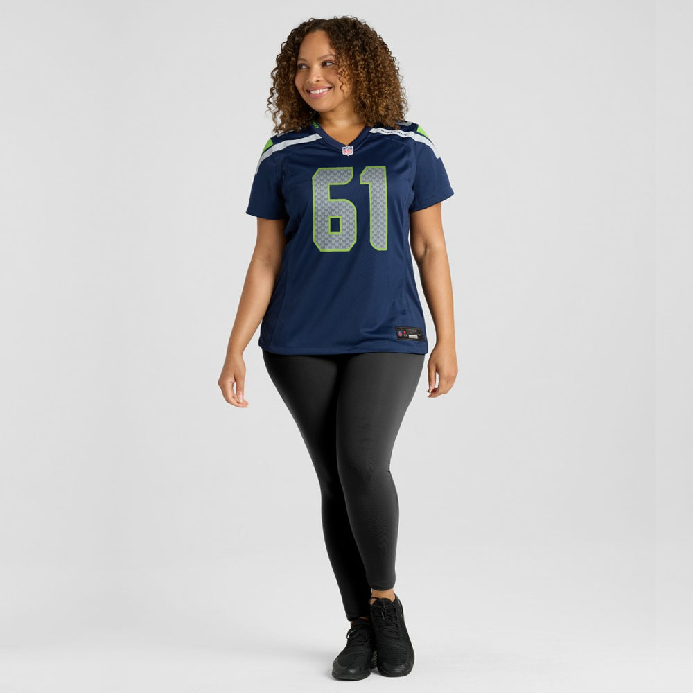 Seattle Seahawks Nike Jalen Sundell  Women's Team Game Jersey