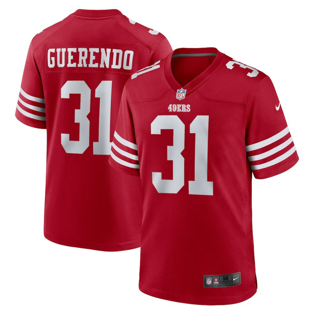 San Francisco 49ers Nike Isaac Guerendo  Game Jersey